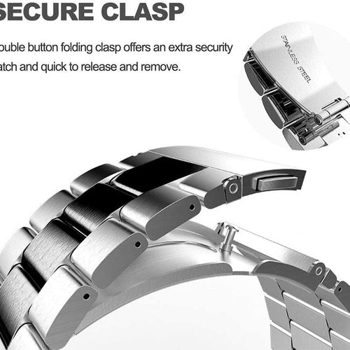 Correa acero Xiaomi Watch S3 (plateado/negro)