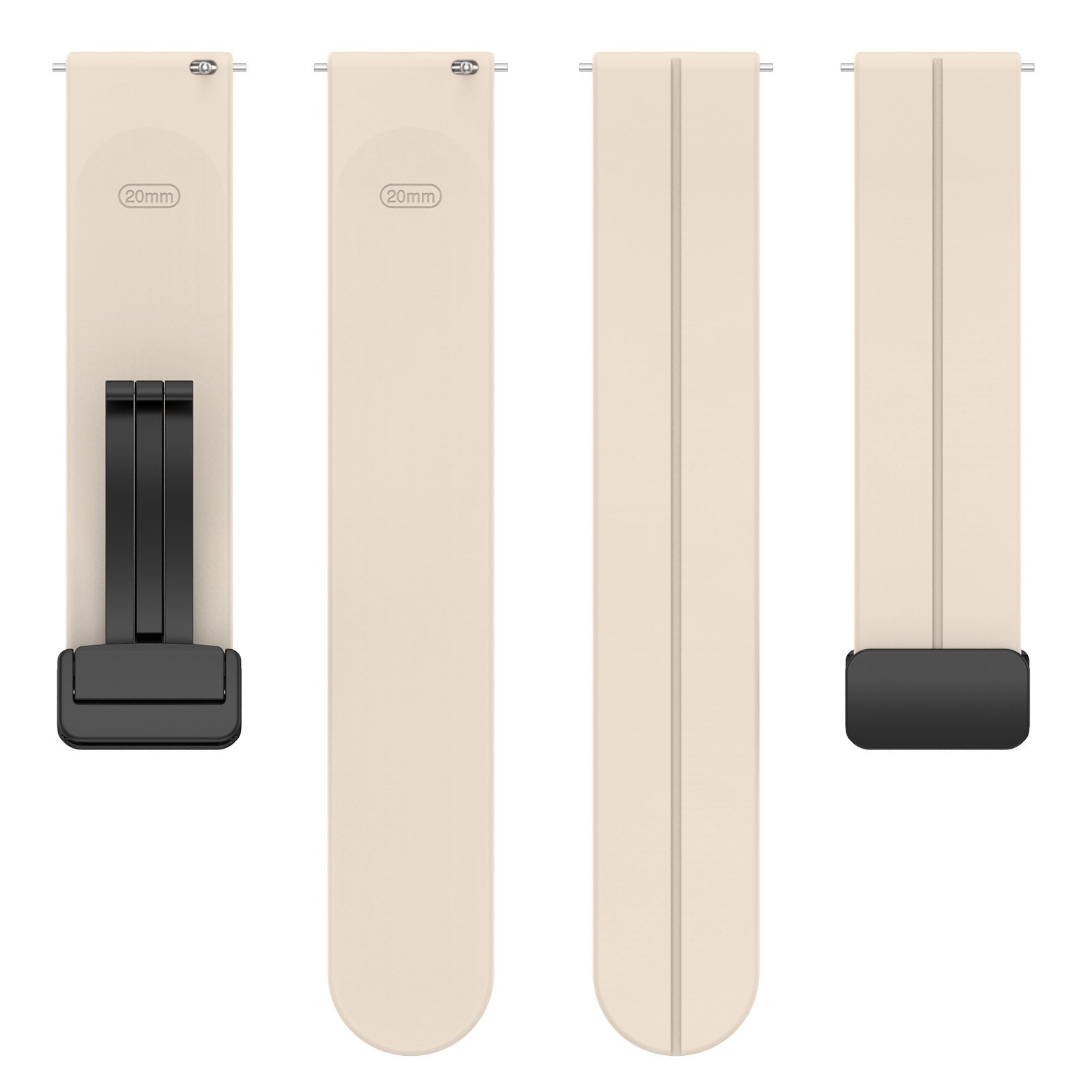 Correa silicona con hebilla Amazfit Active 2 (blanco estrella)