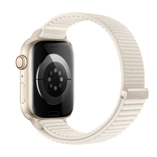 Correa nylon ondulada Apple Watch Ultra (blanco estrella)
