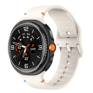 Correa silicona Samsung Galaxy Watch 8 - 40mm (blanco estrella)
