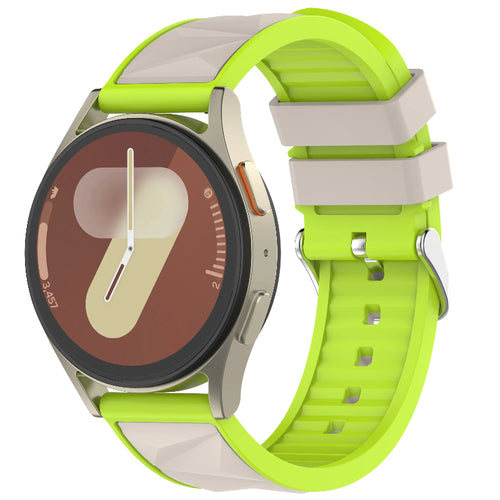 Correa deportiva diamond Amazfit GTR 2 (blanco estrella/lima)