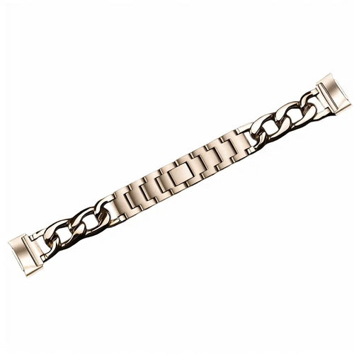 Fitbit Charge 5 Steel Chain Strap (Starlight)