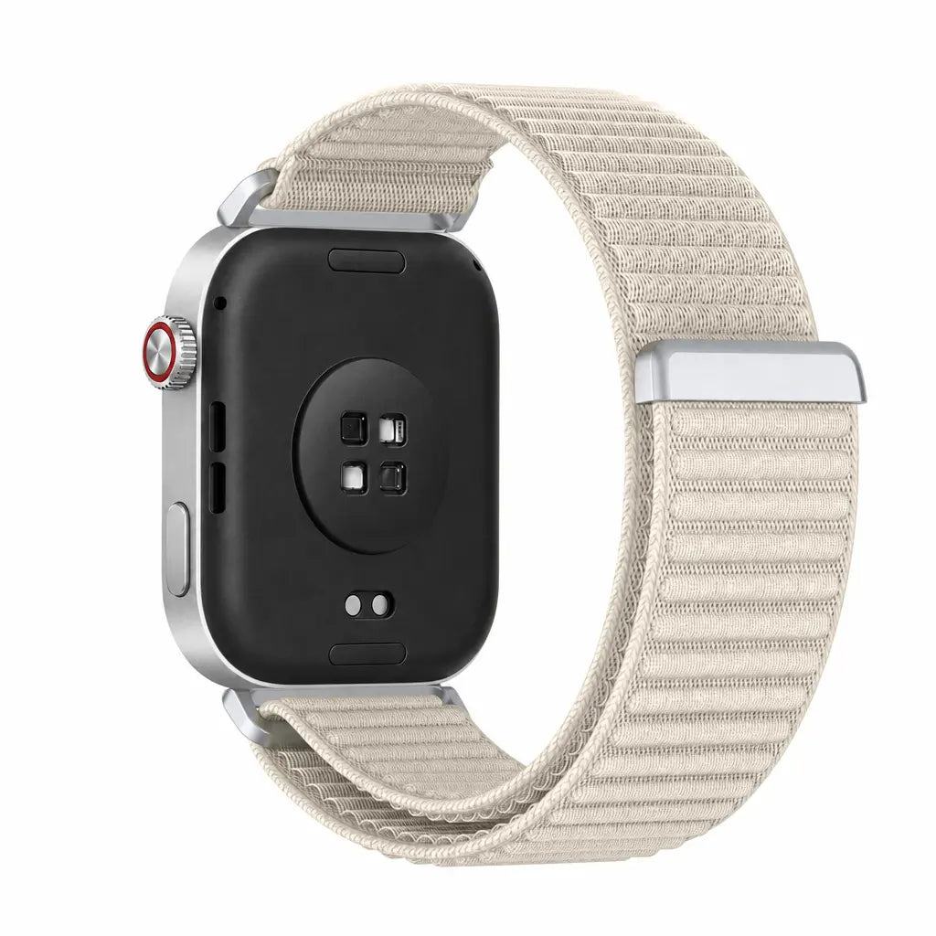 Correa nylon ondulada Xiaomi Smart Band 9 Pro (blanco estrella)