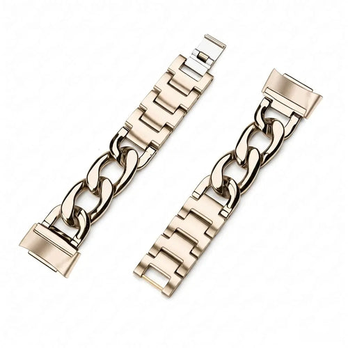Fitbit Charge 5 Steel Chain Strap (Starlight)