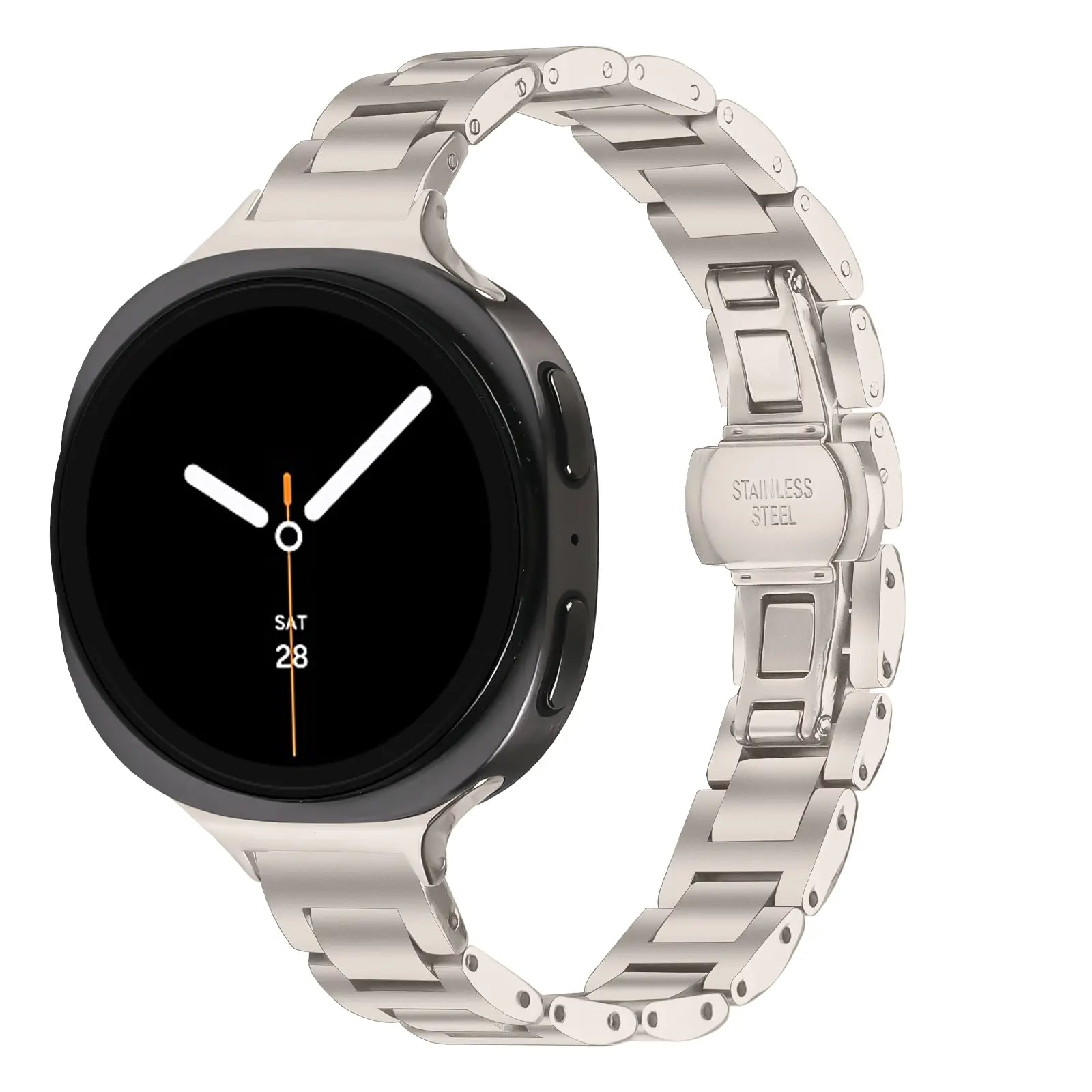 Correa acero delgada Samsung Galaxy Watch 8 Classic (blanco estrella)