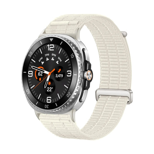 Correa nylon air Samsung Galaxy Watch 8 - 44mm (blanco estrella)