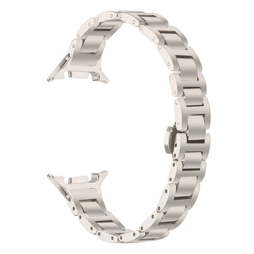 Correa acero delgada Samsung Galaxy Watch 8 Classic (blanco estrella)
