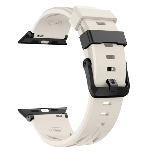 Correa silicona race Apple Watch (blanco estrella)