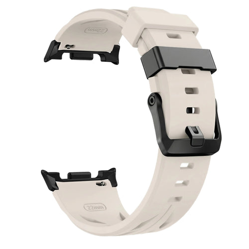 Correa silicona race Samsung Galaxy Watch 8 - 44mm (blanco estrella)