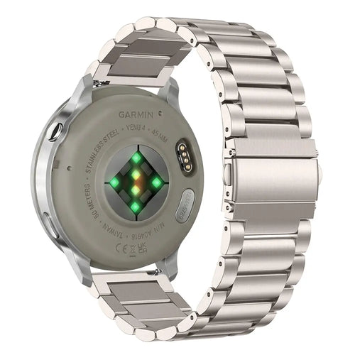 Correa acero Garmin Forerunner 170 (blanco estrella)