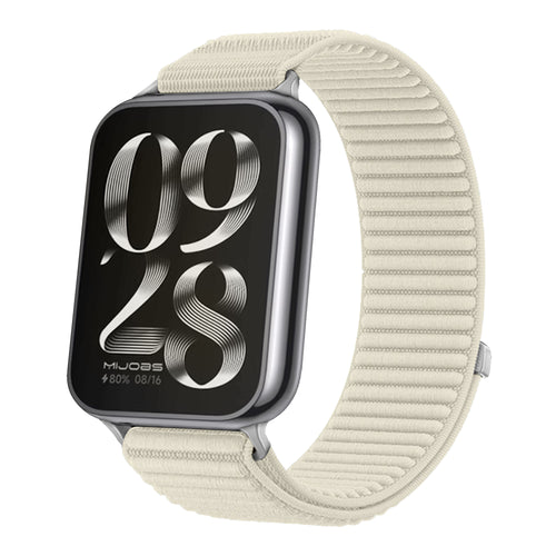 Correa nylon ondulada Xiaomi Smart Band 10 Pro (blanco estrella)