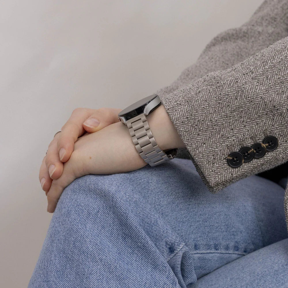 Correa acero Amazfit GTR Mini (blanco estrella)