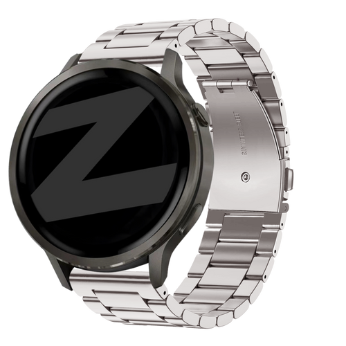 Bandz Correa acero 'Classic' Garmin Approach S12 (blanco estrella)