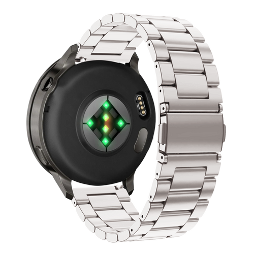 Bandz Correa acero 'Classic' Garmin Forerunner 245 (blanco estrella)