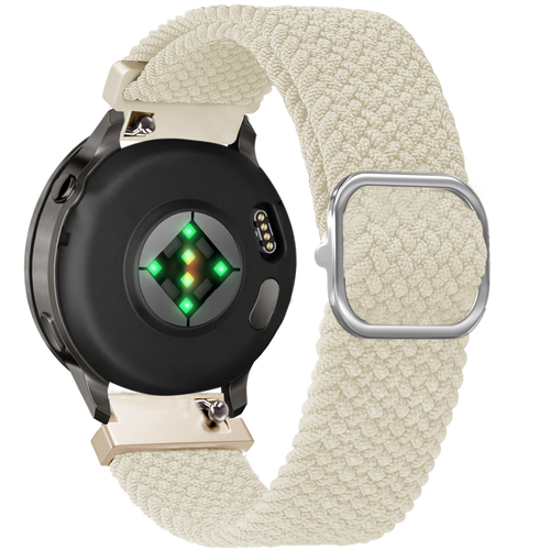 Bandz Garmin Venu 4 - 41mm Adjustable Braided Strap (Starlight)