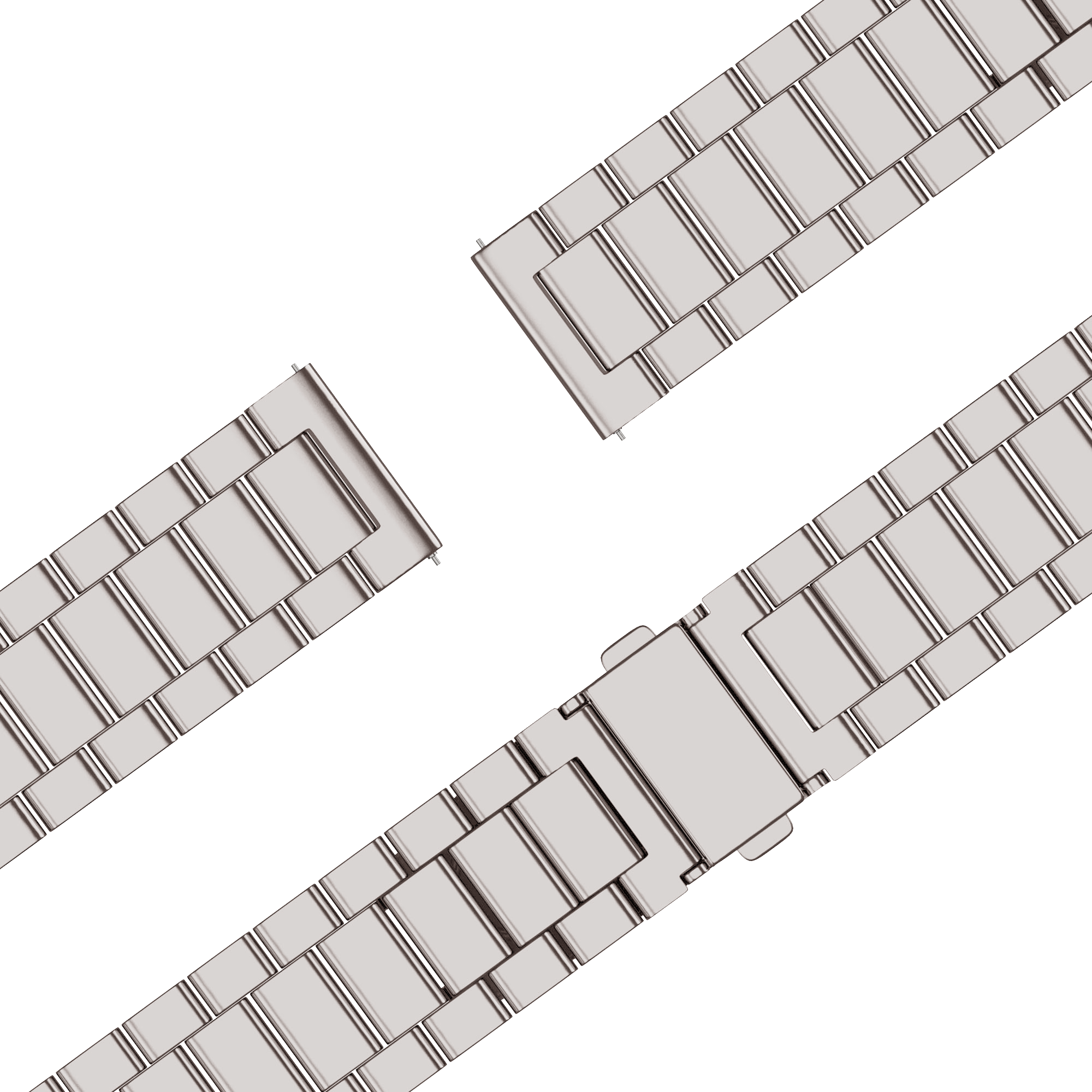 Bandz Correa acero 'Classic' Garmin Forerunner 170 (blanco estrella)