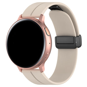 Withings ScanWatch Nova D-Buckle Silicone Strap (Starlight)