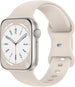 Correa silicona Apple Watch (blanco estrella)
