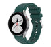Samsung Galaxy Watch 4 40mm Silicone Strap Perfect Fit (Dark Green)