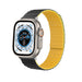 Correa silicona magnética Apple Watch Ultra (negro/amarillo)