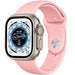 Correa de silicona Apple Watch Ultra (rosa claro)