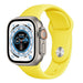 Correa silicona Apple Watch Ultra (amarillo)