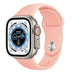 Correa de silicona Apple Watch Ultra (rosa suave)