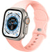 Correa Apple Watch Ultra silicona (rosa claro)