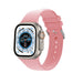 Correa silicona con hebilla Apple Watch Ultra (rosa)