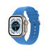Correa silicona con hebilla Apple Watch Ultra (azul claro)