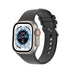 Correa silicona con hebilla Apple Watch Ultra (negra)