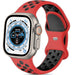 Correa Apple Watch Ultra deportivo (rojo/negro)