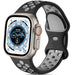 Correa Apple Watch Ultra deportiva (negra/gris)