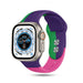Correa deportiva triple Apple Watch Ultra (morado-verde-rosa)