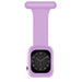 Correa de enfermera de Apple Watch con funda (morado claro)