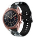 Grey Flower Samsung Galaxy Watch 3 41mm Strap