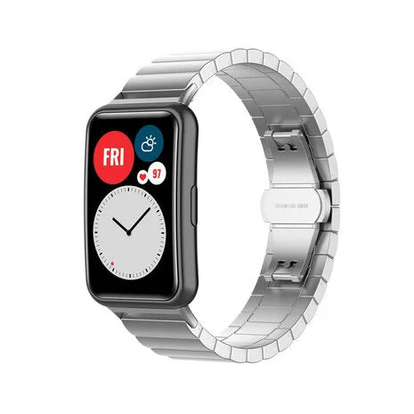 Correa metal Huawei Watch Fit SE (plata)