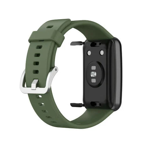 Correa silicona Huawei Watch Fit SE (verde oscuro)