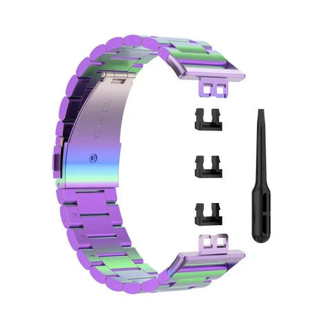 Correa acero Huawei Watch Fit SE (arcoíris)