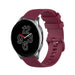 Correa silicona lujo OnePlus Watch (rojo oscuro)