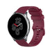 Correa silicona de lujo OnePlus Watch 3 (vino tinto)