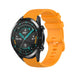 Correa silicona lujo Huawei Watch GT/GT 2 (naranja)