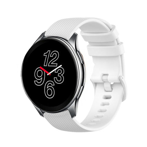 Correa silicona de lujo OnePlus Watch 3 (blanca)