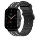 Correa de silicona resistente Amazfit GTS 2 (negro/blanco)