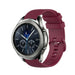 Correa silicona lujo Samsung Gear S3 (rojo oscuro)
