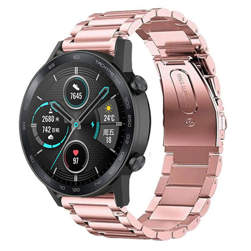 Correa acero Honor Magic Watch 2 (rosa)