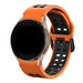Correa cuadrada deportiva Samsung Galaxy Watch 5 de 44 mm (naranja/negro)