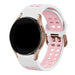 Correa cuadrada deportiva Samsung Galaxy Watch 5 de 40 mm (blanca/rosa)