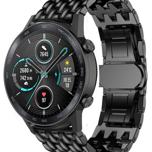 Correa acero Dragon Honor Magic Watch 2 (negro)