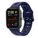 Amazfit GTS 3 Silicone Strap Patterned (Dark Blue)